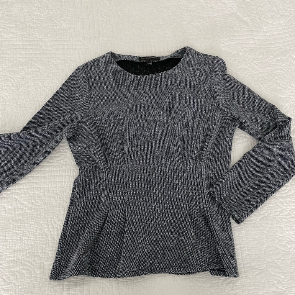 Knit Peplum Top